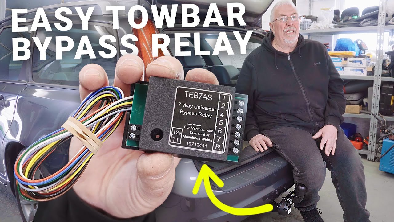 Tow Bar Bypass Relay Wiring Guide | Towbar Electrics Installation Volvo V50 C70 S40