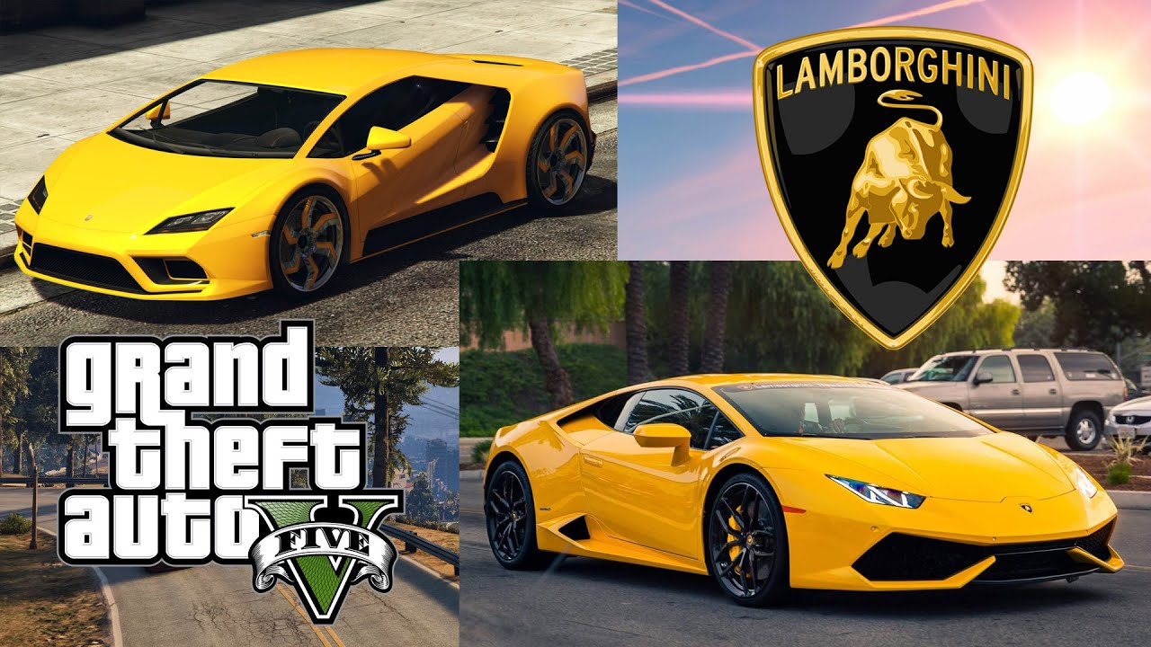 GTA V Cars In Real Life | Lamborghini (2020)