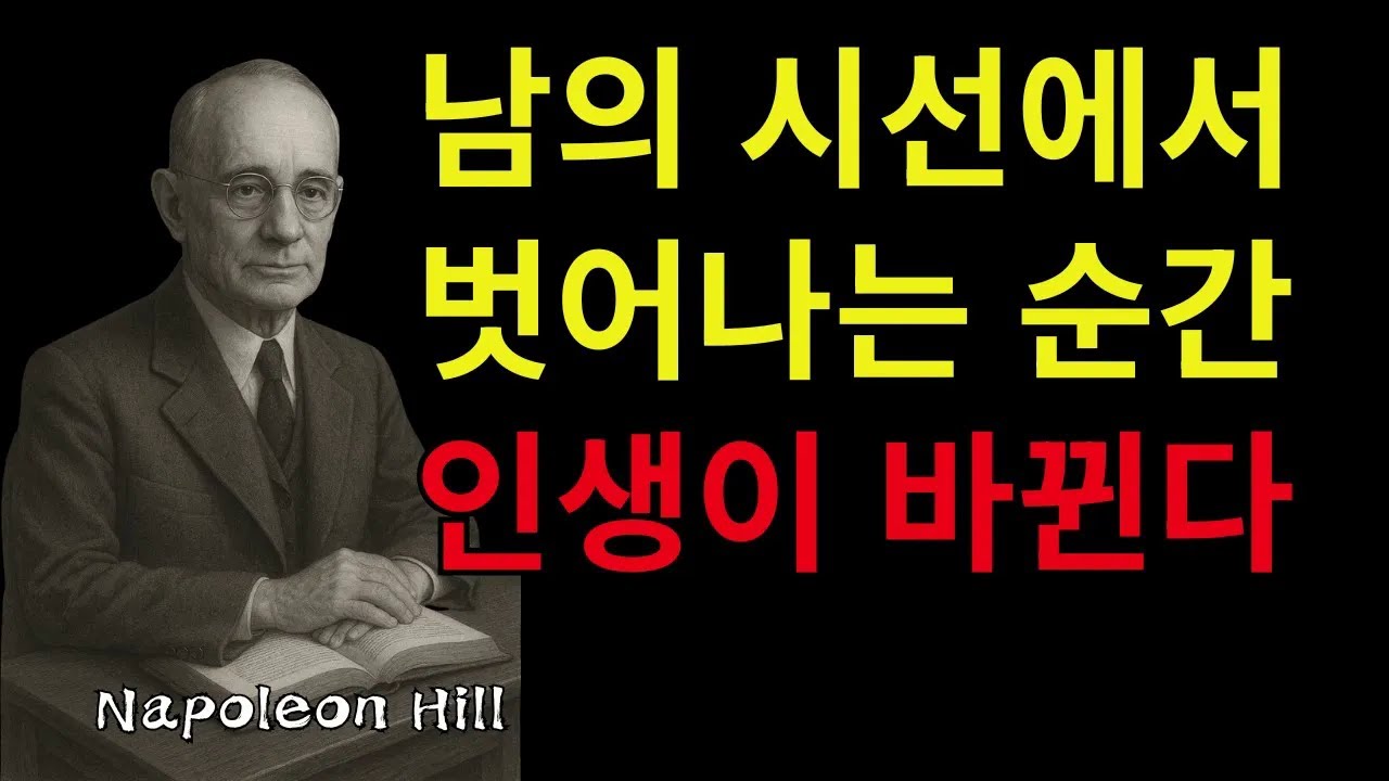 남의 시선을 끊는 순간, 당신의 행복이 시작됩니다 – 나폴레온 힐