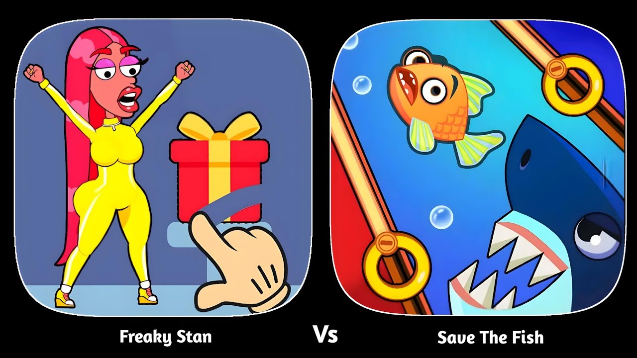 Freaky Stan Vs Save The Fish - android Gameplay Walkthrough 