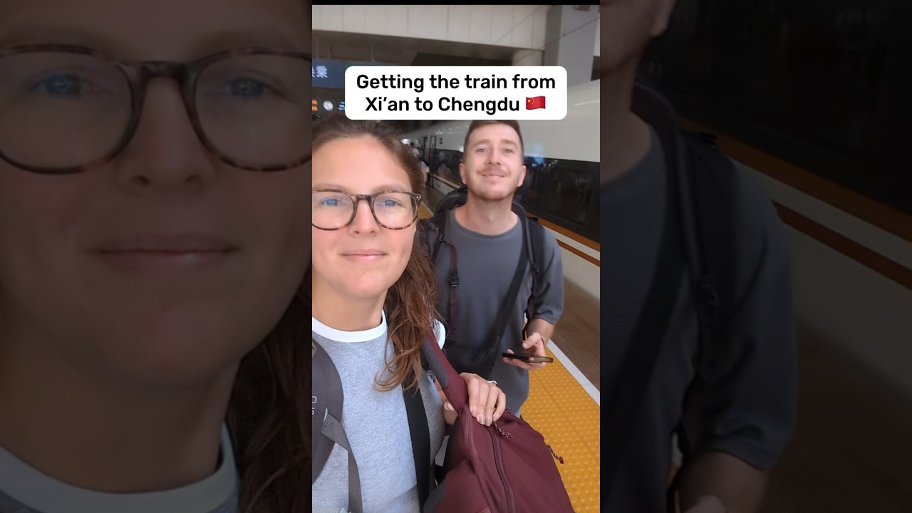 Путешествие на поезде в Чэнду, Китай 🚄🇨🇳 Туристический блог #china #chinatravel #travelvlog