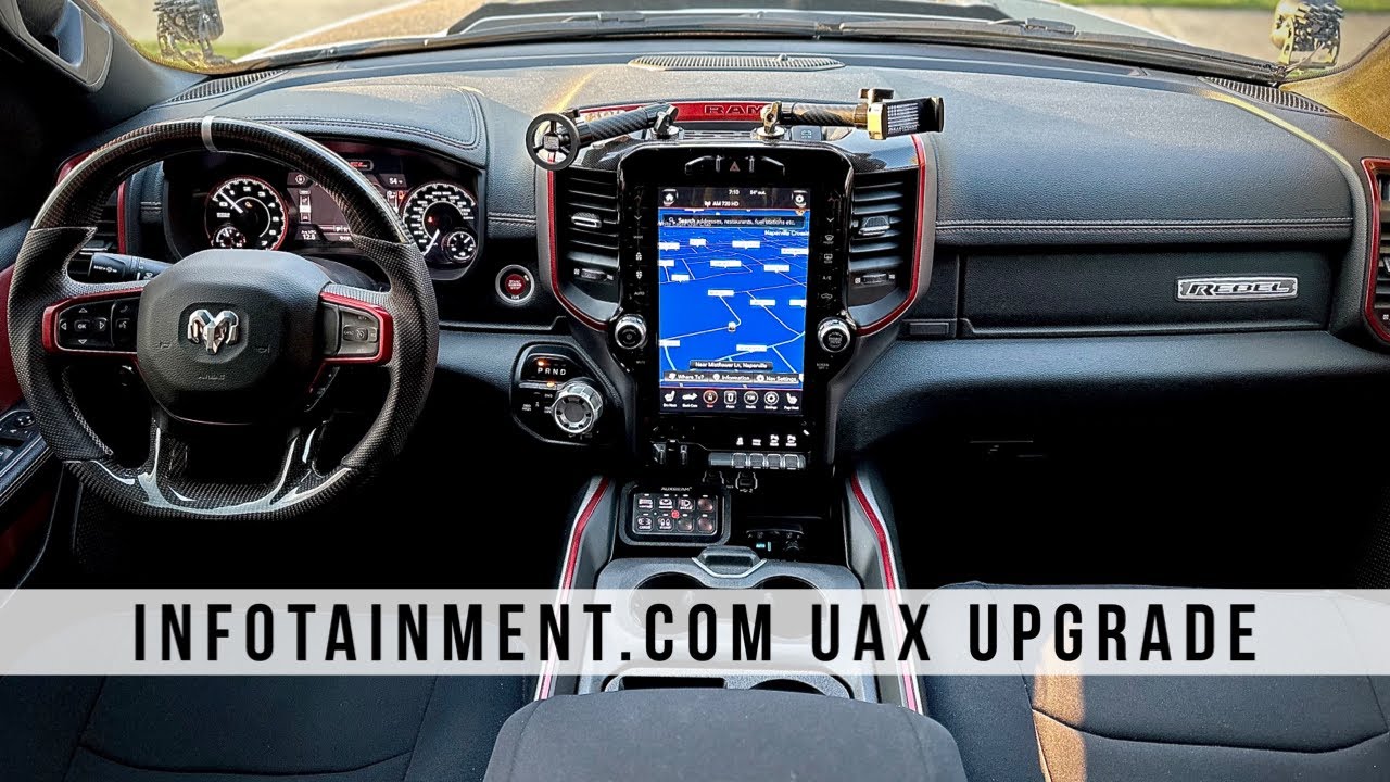 Infotainment.com - Установка 12-дюймового UAX - Ram Rebel #infotainment #ramtrucks