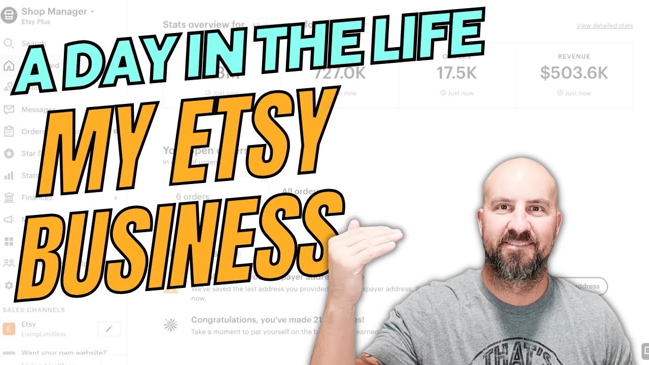 Behind the Scenes:  A Day In The Life Of My Etsy Business