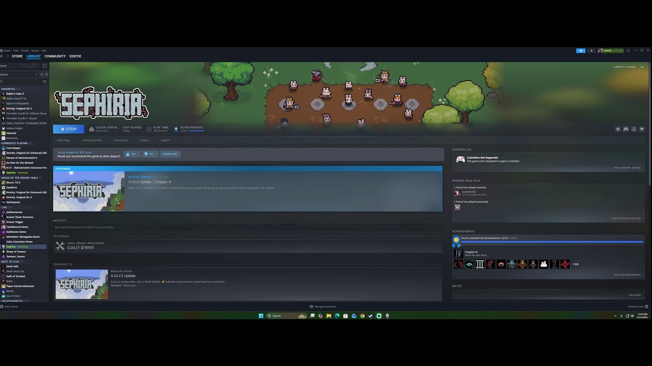Chatting | Sephiria Runs | Channel Updates | New Roguelike Demos and More!