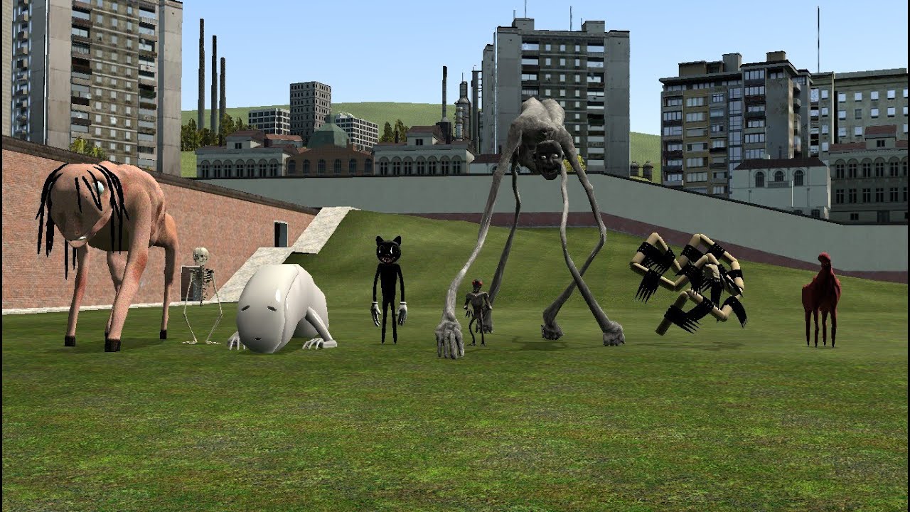 All trevor henderson's creatures deaths | GMOD