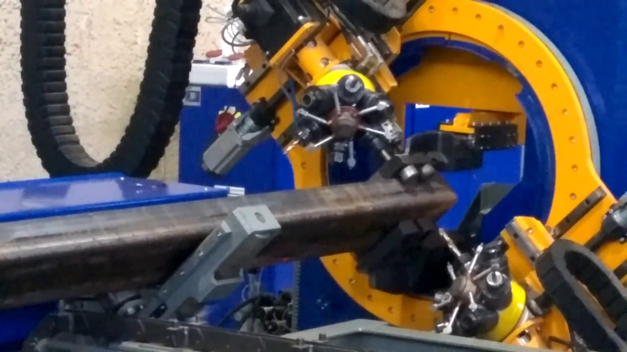 Profile Drilling with a CNC Cutting Machine from MicroStep