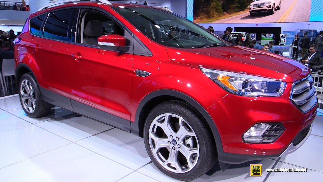 2017 Ford Escape Titanium - Exterior and Interior Walkaround - 2016 Detroit Auto Show