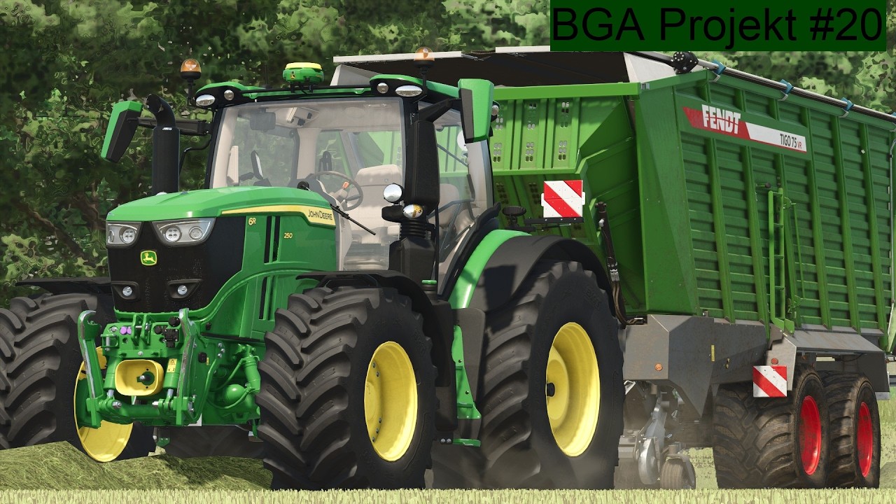 Volle Power Grassilage machen LS 25 BGA Projekt #20