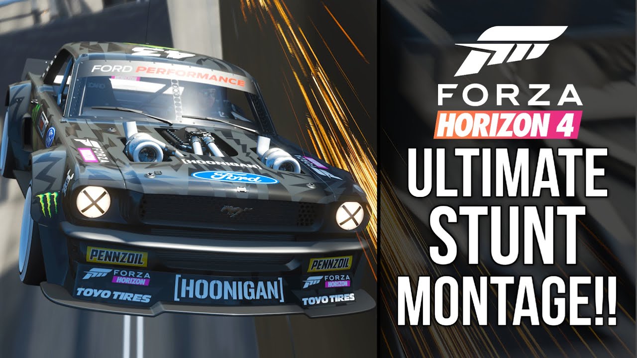 Forza Horizon 4 - Ultimate Stunt Montage!!!