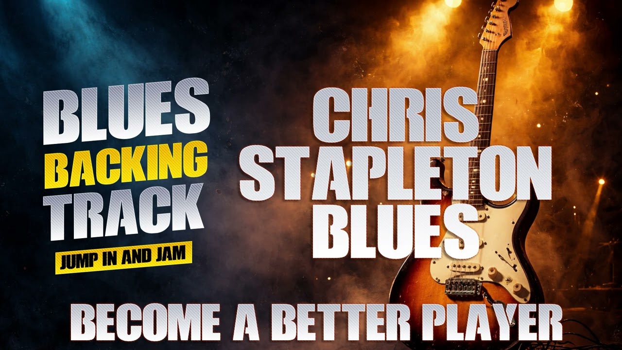 Chris Stapleton Style Blues Backing Track 🎸 Soulful Southern Guitar Jam