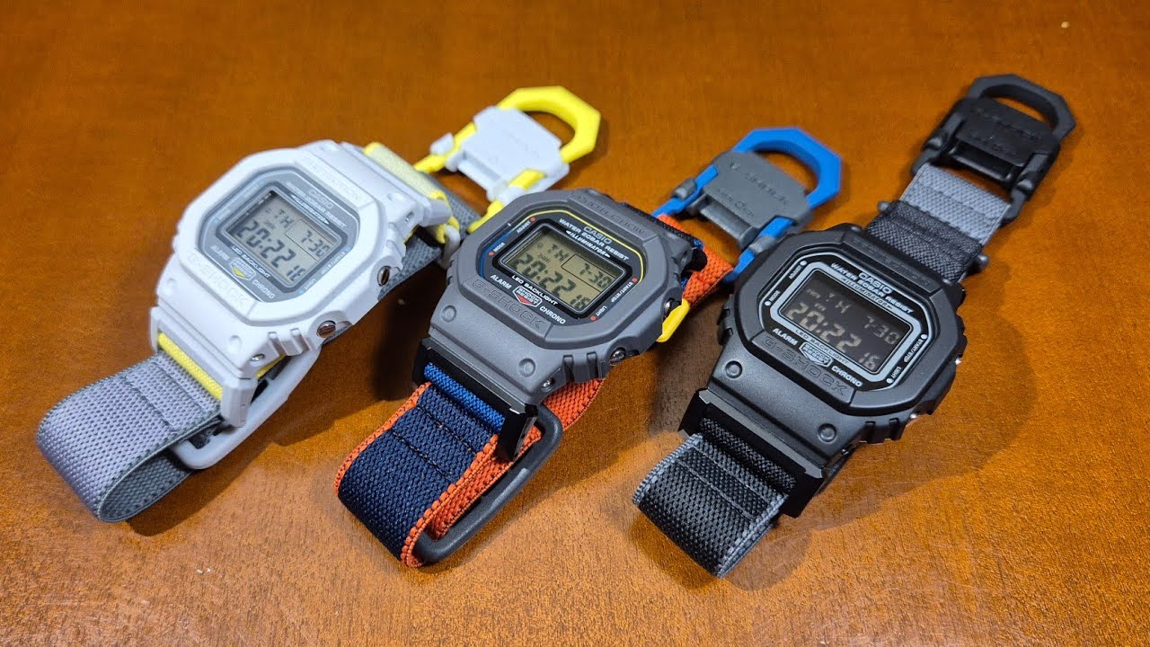 Casio G-Shock DW-5600MNC-8A2, DW-5600MNC-7A8, DW-5600MNC-1 - unboxing, recenzja i por&oacute;wnanie [PL]