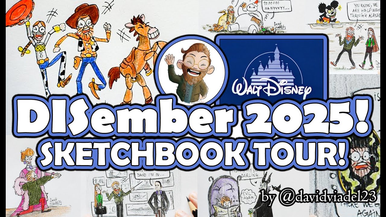 DISember 2025 | Sketchbook Tour | by DavidViadel23
