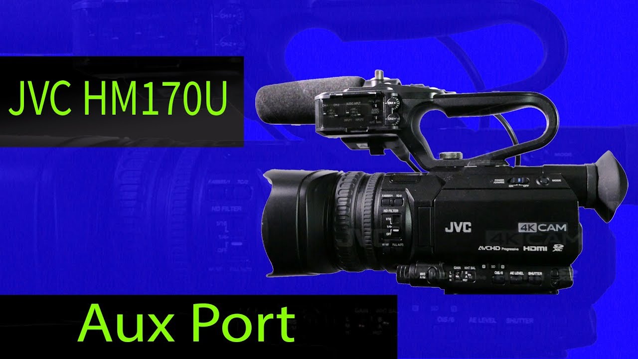 How to configure the mic jack on JVC 170U