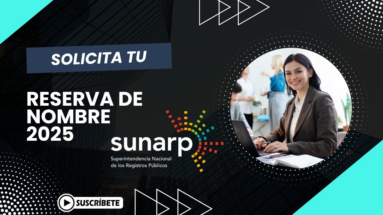 SOLICITA TU RESERVA DE NOMBRE SUNARP 2025 | Reserva de nombre por SID SUNARP