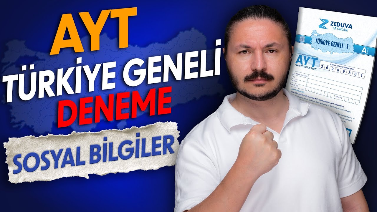 AYT COĞRAFYA TÜRKİYE GENELİ DENEME ÇÖZÜMÜ | ZEDUVA