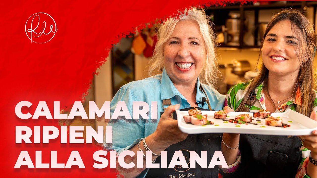 COME CUCINARE  I CALAMARI RIPIENI ALLA SICILIANA || cucina zero sprechi