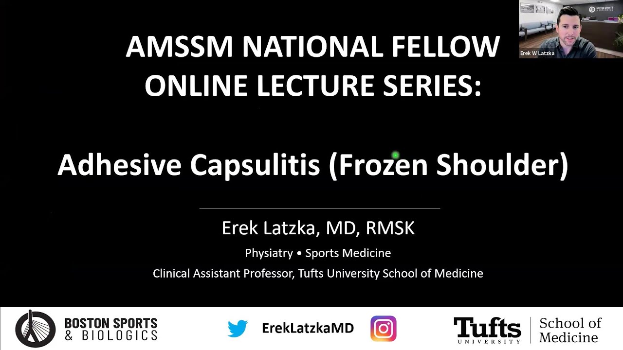 Adhesive Capsulitis (Frozen Shoulder) | Fellow Online Lecture Series