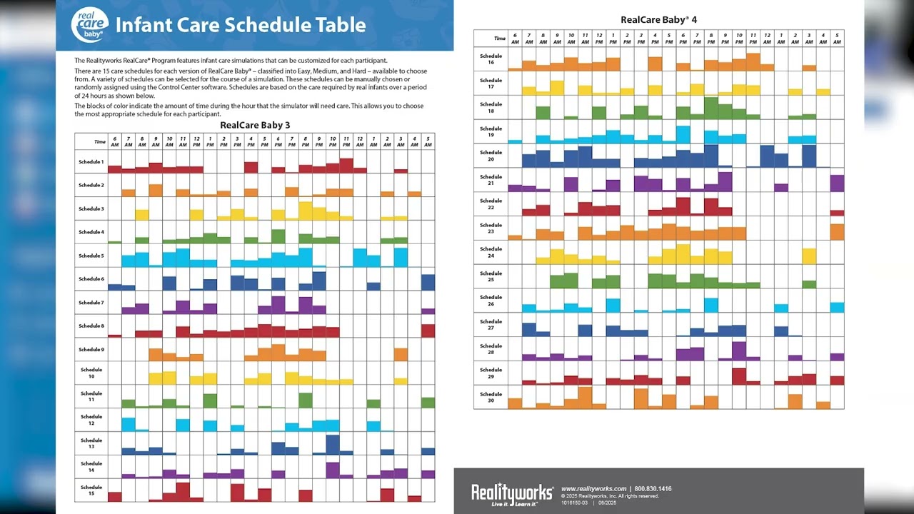 Как запрограммировать симуляцию? - RealCare Baby 4