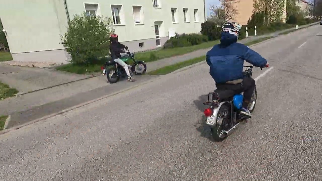 SIMSON Ausfahrt Löschen 30.04.2022 /Einfahren/ 85ccm Raw