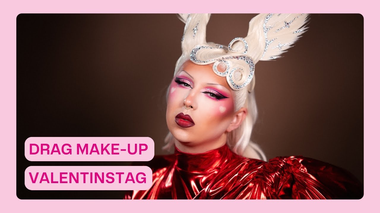 Pink Drag Make-up für Valentinstag 🩷❤️‍🔥 mit Miss Ivanka T. | Step-by-step Tutorial