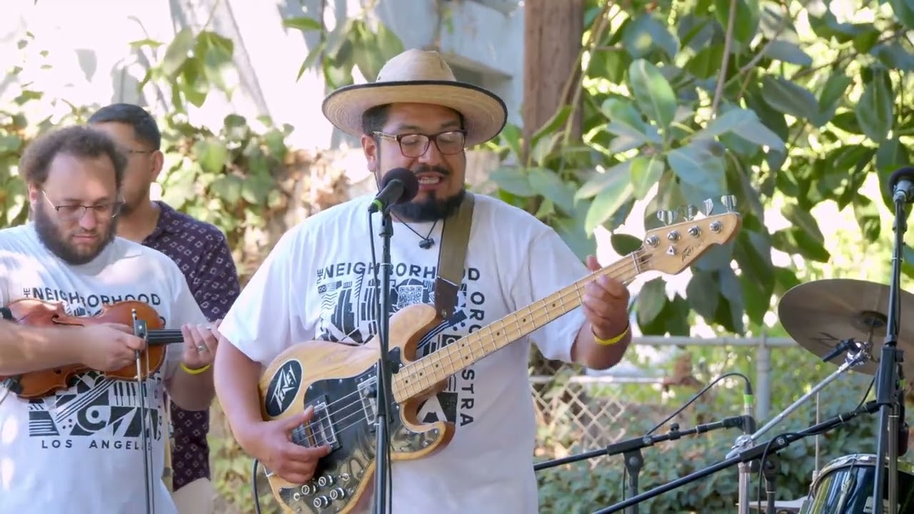 The Neighborhood Orchestra performs live in West Hollywood