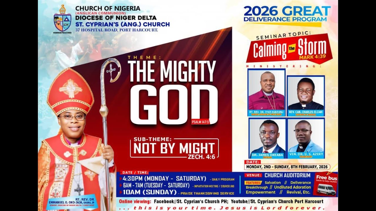 2026 GREAT DELIVERANCE PROGRAM || 04:30 PM || 6TH FEBRUARY 2026
