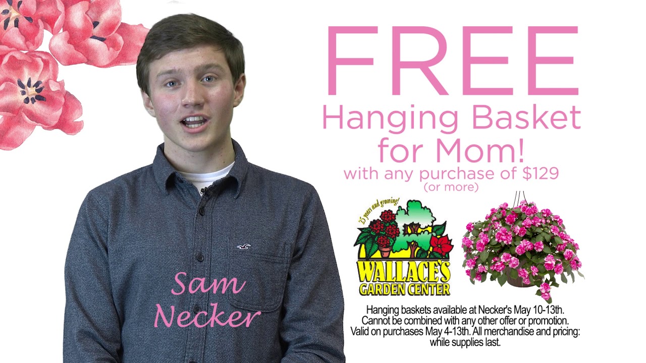 FREE Hanging Basket for Mom with any $129 purchase from Necker's Jewelers