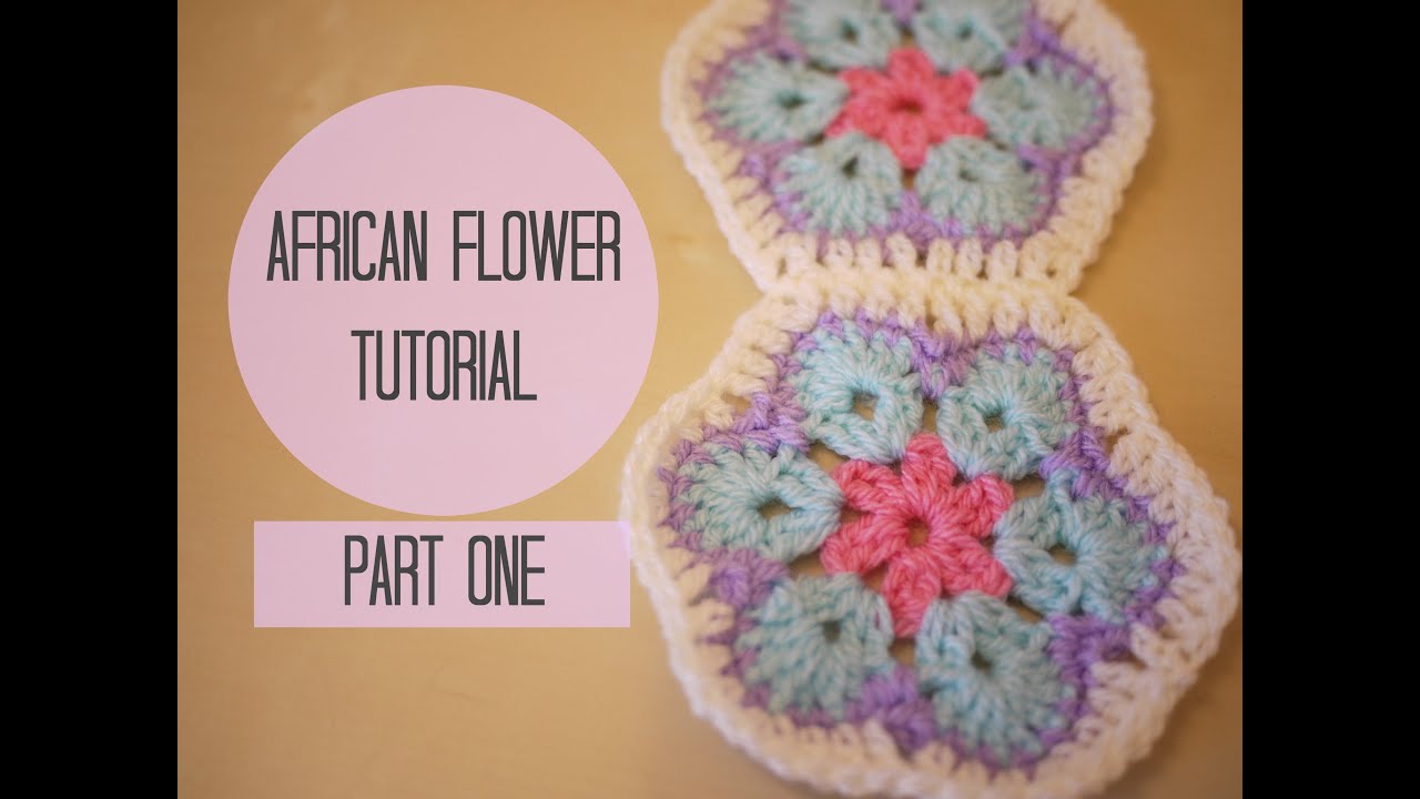 CROCHET: African flower tutorial PART ONE | Bella Coco