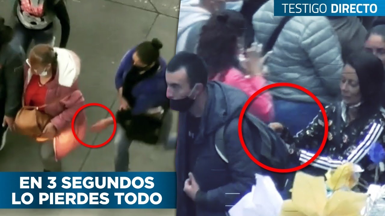 Los Cosquilleros De Bogotá: Así Actúan Y En Menos De 3 Segundos Lo Pierdes Todo - Testigo Directo