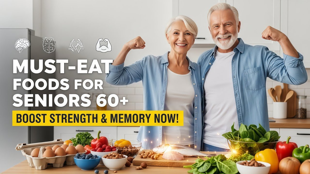 Must-Eat Daily Foods for Seniors Over 60 | Senior Strength & Safety| 