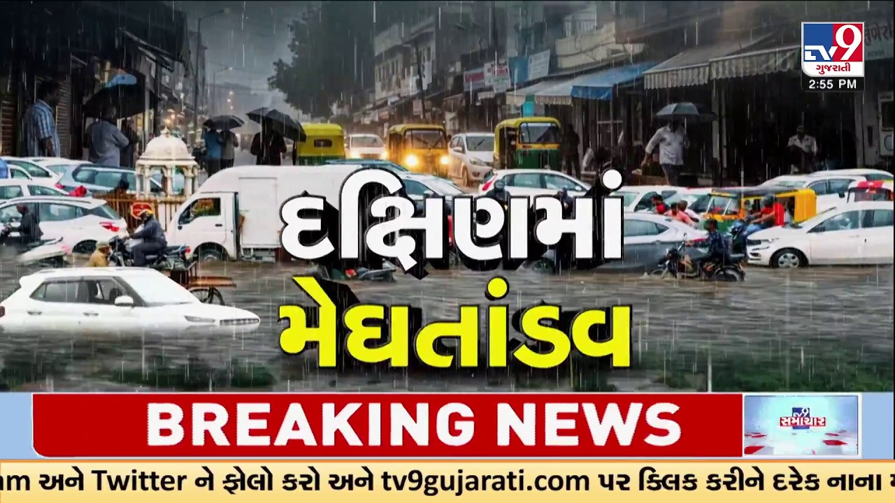 South Gujarat Flood Alert: Navsari, Surat & Valsad Hit by Torrential Rain | TV9Gujarati