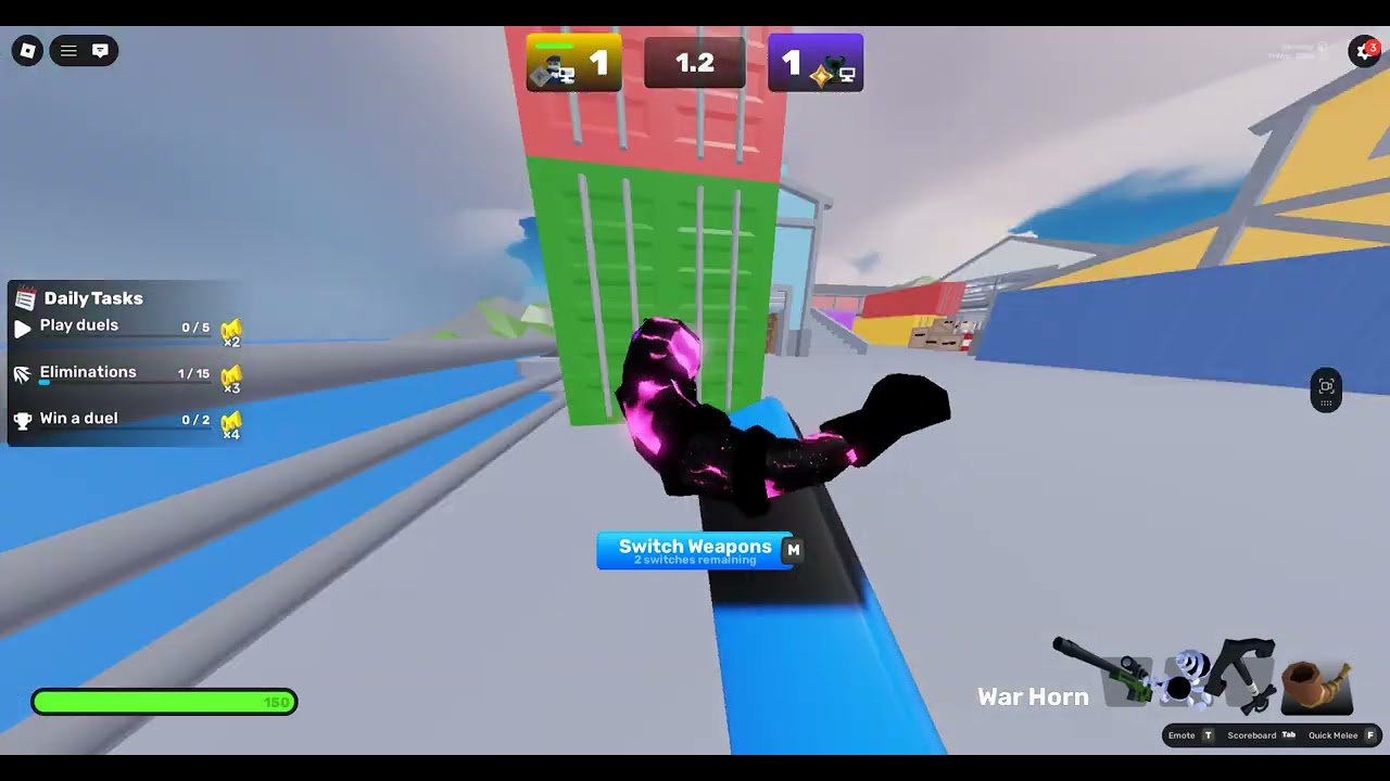 Beating a gold player in rivals