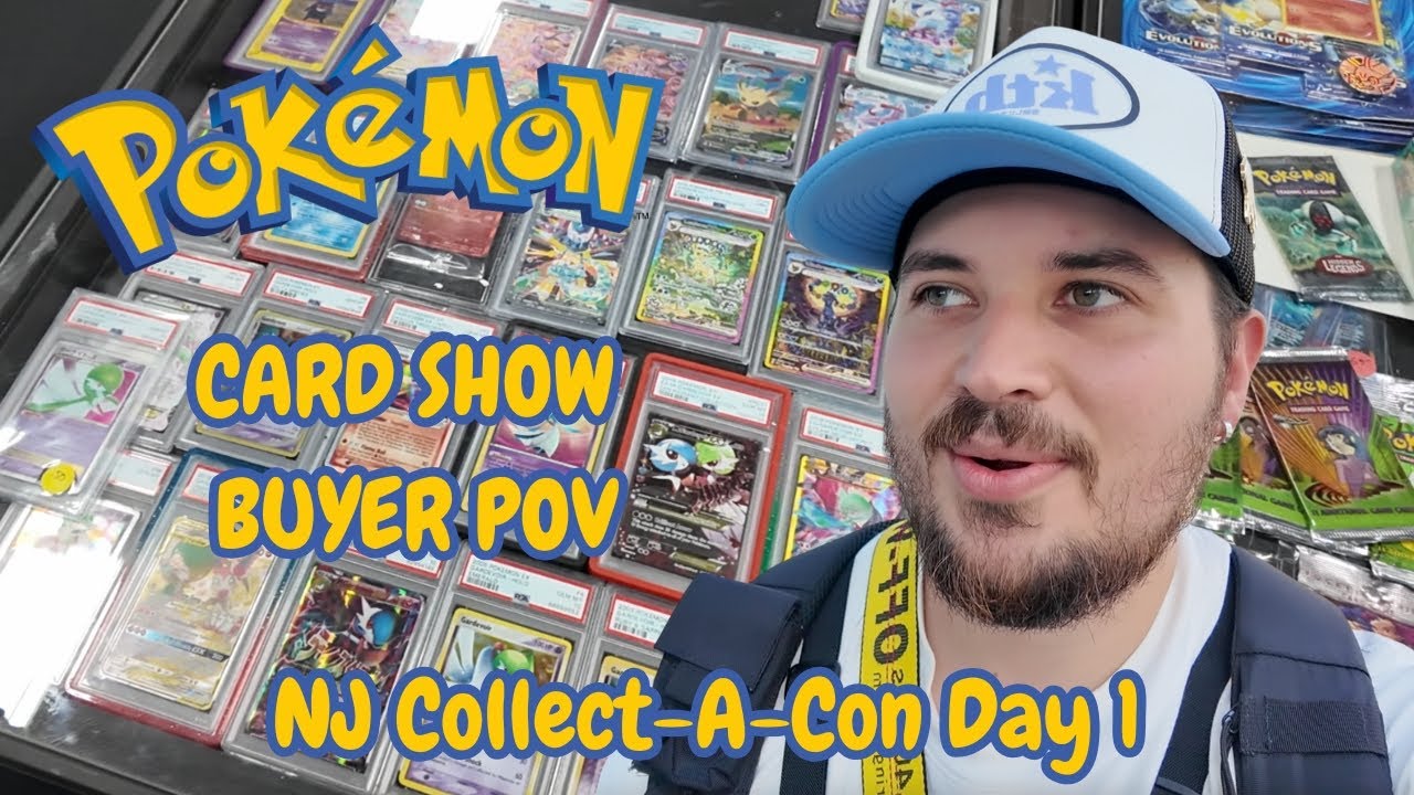 NJ Collect-A-Con Day 1!! Pokemon Buyer POV!! #pokemon #pokemoncards #pokemontcg #buyer #pov