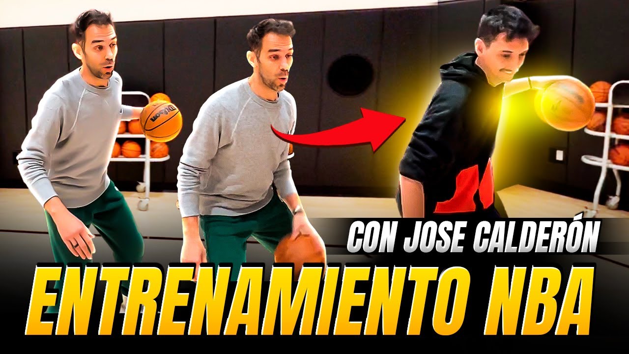 ¡HACEMOS EL ENTRENAMIENTO DE TIRO DE CALDERÓN EN LA NBA!