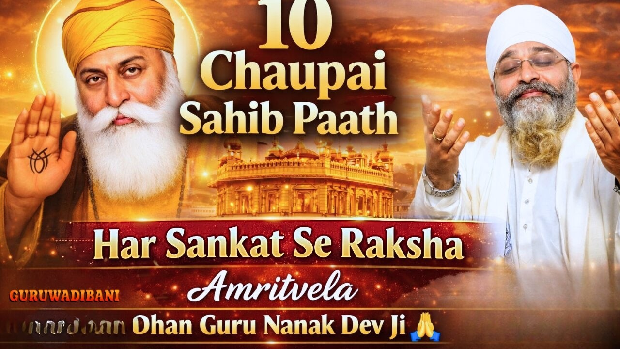 7 Chaupai Sahib Paath| Dhan Guru Nanak Dev Ji | Bhai Gurpreet Singh Ji #rinkuveerji  #amritvela