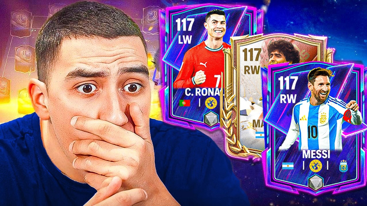 LIVE FC MOBILE🔥PACK OPENING CR7 + MESSI 117 😱⭐