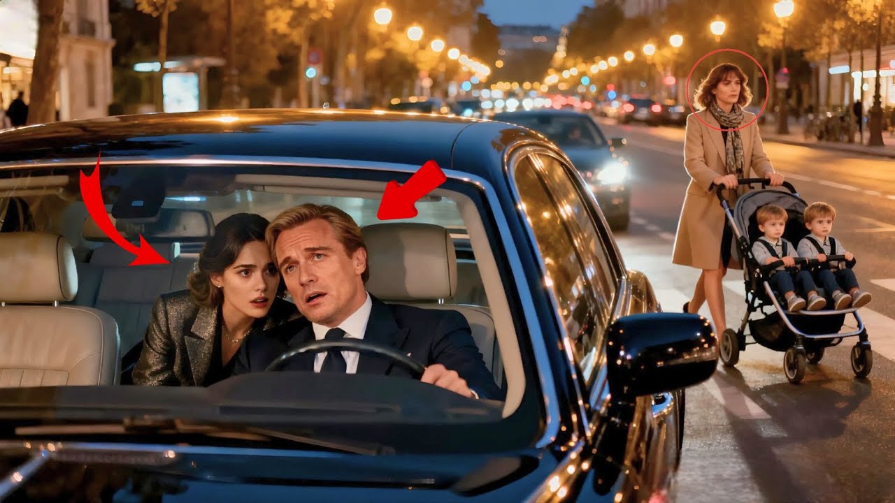 A Billionaire Took His Mistress Home — Then Froze Seeing His Ex Wife Crossing With Twins