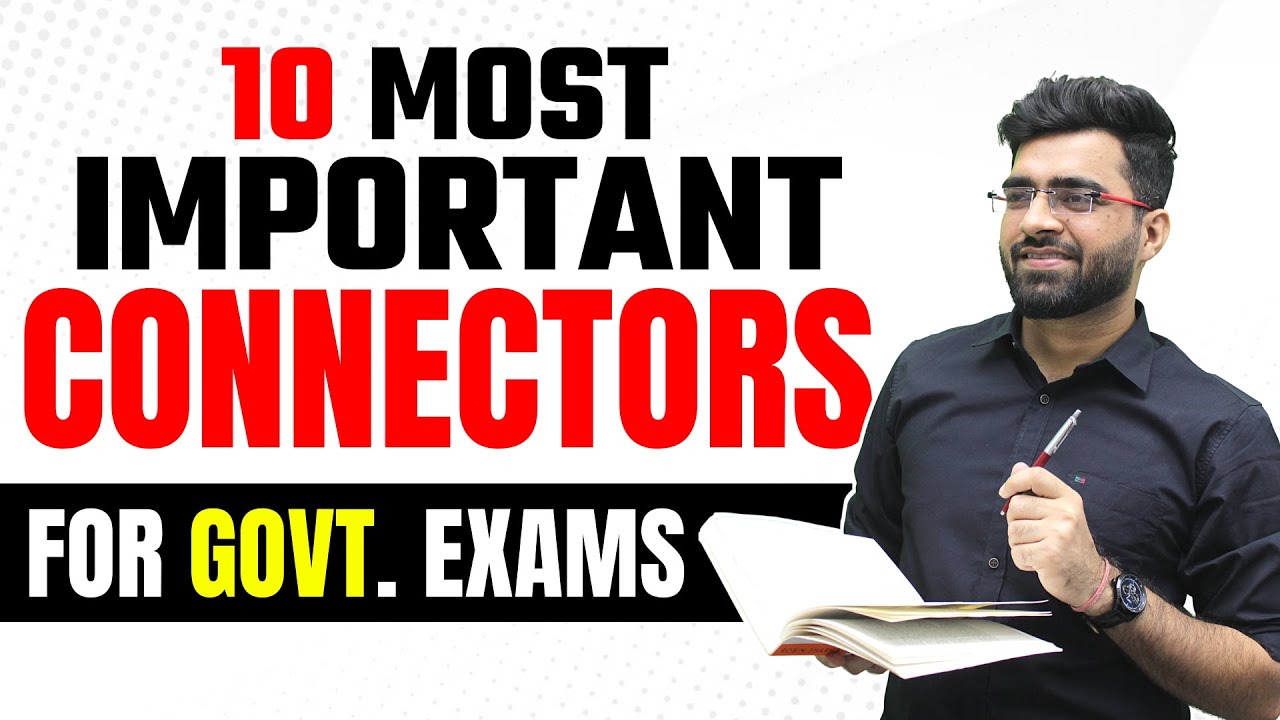 10 Most Important Connectors |  For SSC CGL, CHSL, CPO, BANK PO,  CLERK | Tarun Grover