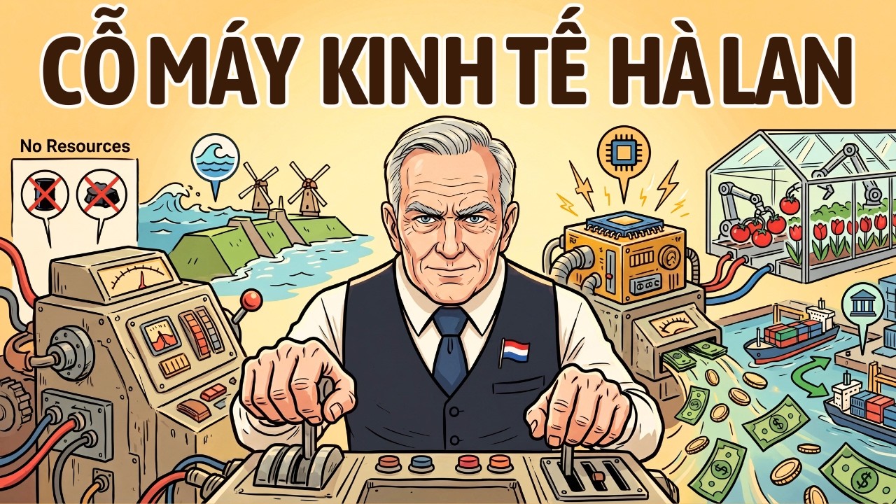 Nền kinh tế H&agrave; Lan: Cỗ m&aacute;y ngh&igrave;n tỷ đ&ocirc; vận h&agrave;nh như thế n&agrave;o?
