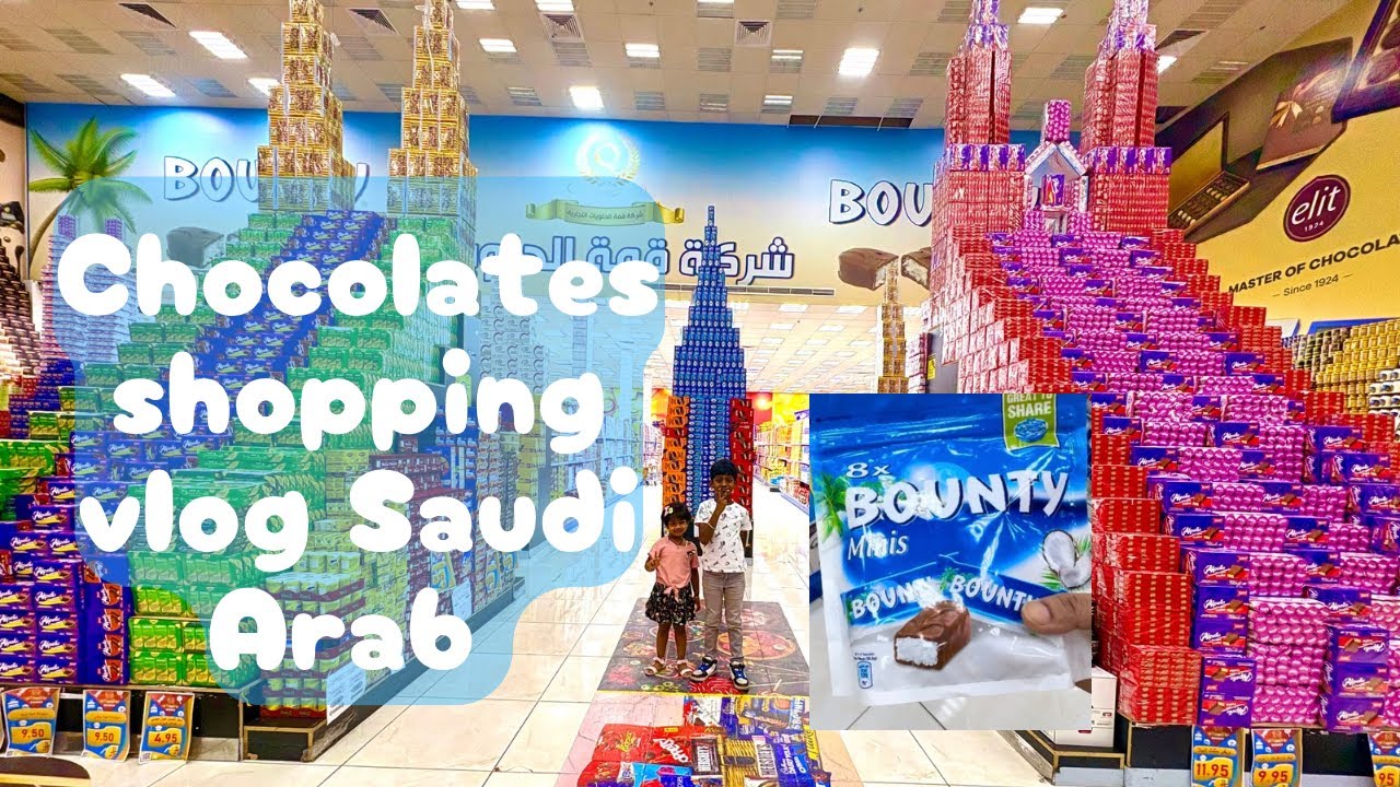 A Huge Chocolate store in Saudi Arabia || Bounty Chocolate shop Tour Jubail