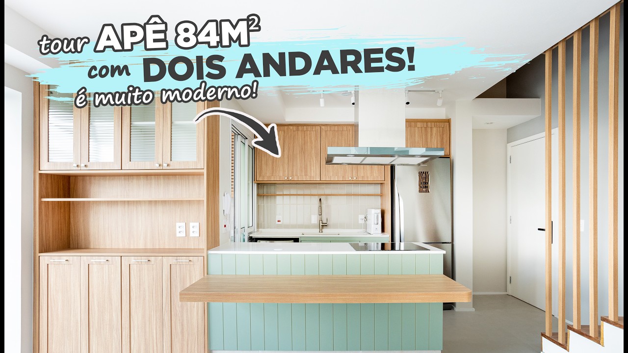 Ela fez um AP&Ecirc; DUPLEX em 84M&sup2; para LOCA&Ccedil;&Atilde;O e ficou muito ESTILOSO | Gaby Garciia