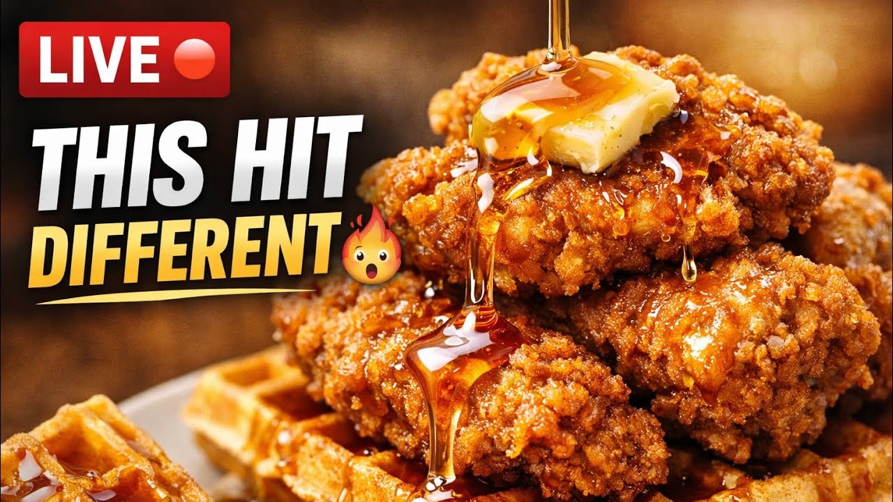 LIVE Cooking Crispy Chicken & Waffles 🍗🧇 | Brunch From Scratch
