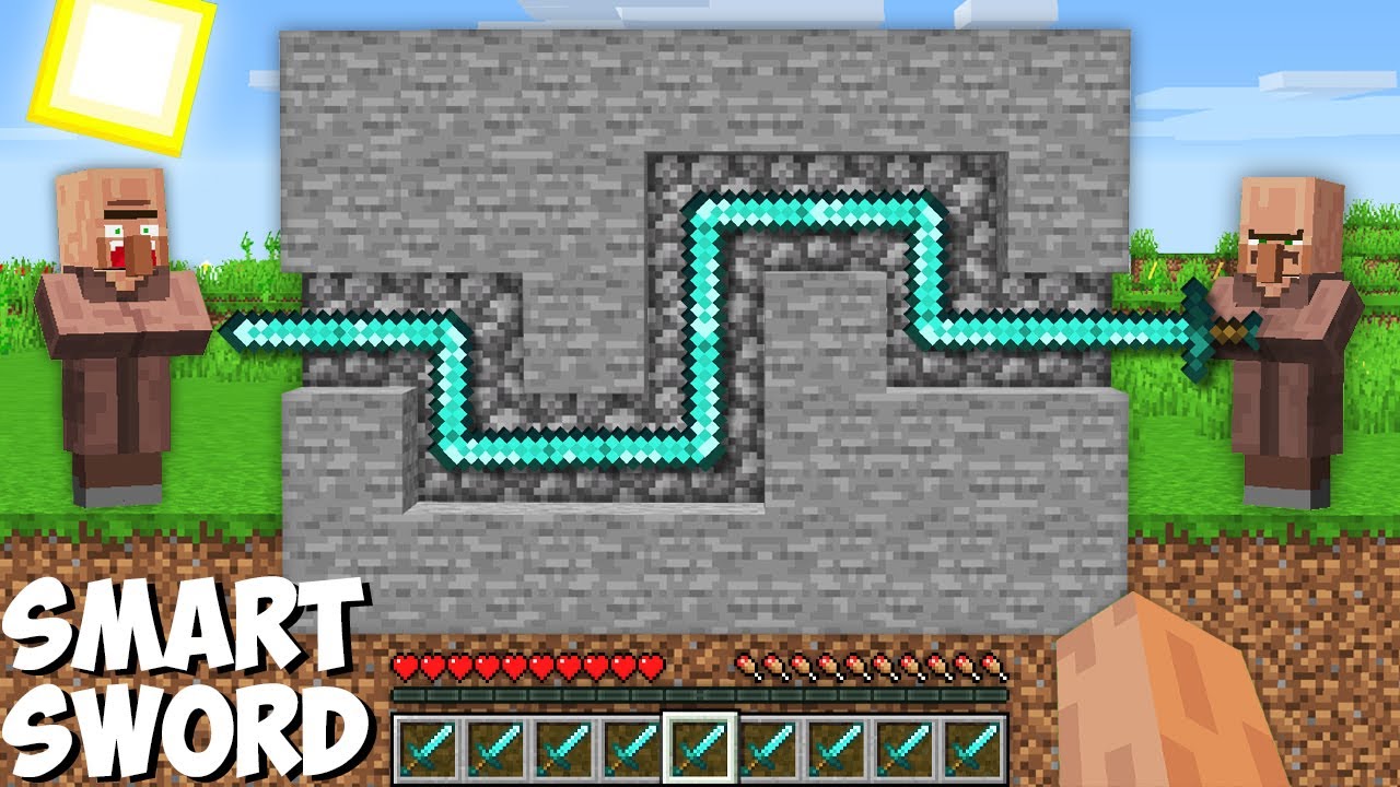 I found NEW SMART DIAMOND SWORD in Minecraft ! SUPER SECRET SWORD !