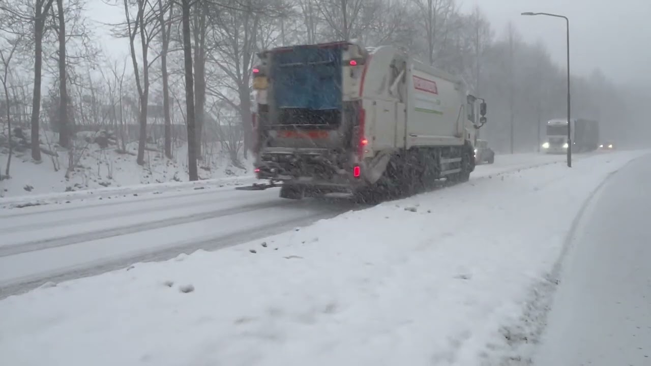 Verse sneeuwval houdt Land van Cuijk woensdag in de greep