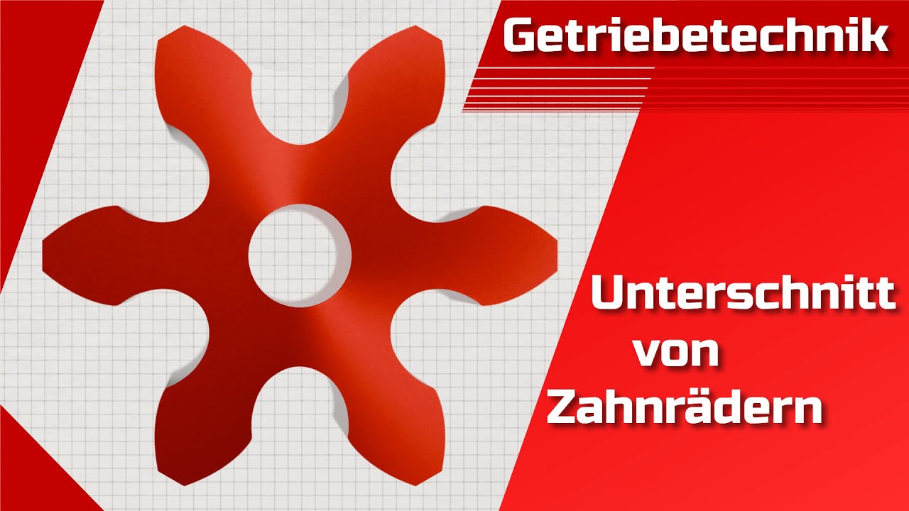 Unterschnitt bei Zahnr&auml;dern | Mindestanzahl an Z&auml;hnen | Berechnung und Herleitung