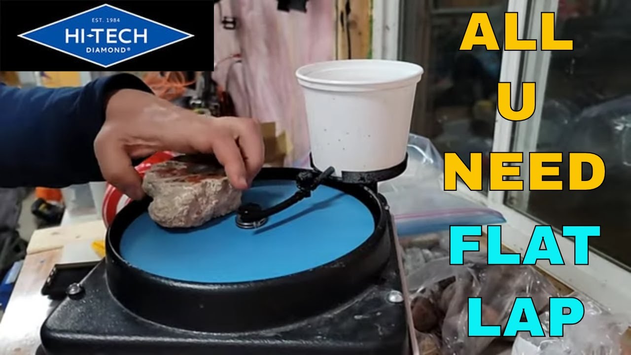 ALL-U-NEED FLAT LAP от HI-TECH DIAMOND | Сравнение с самодельными установками | Polishing Rocks #3