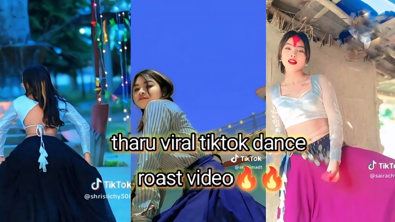 tharu viral tik tok roast video