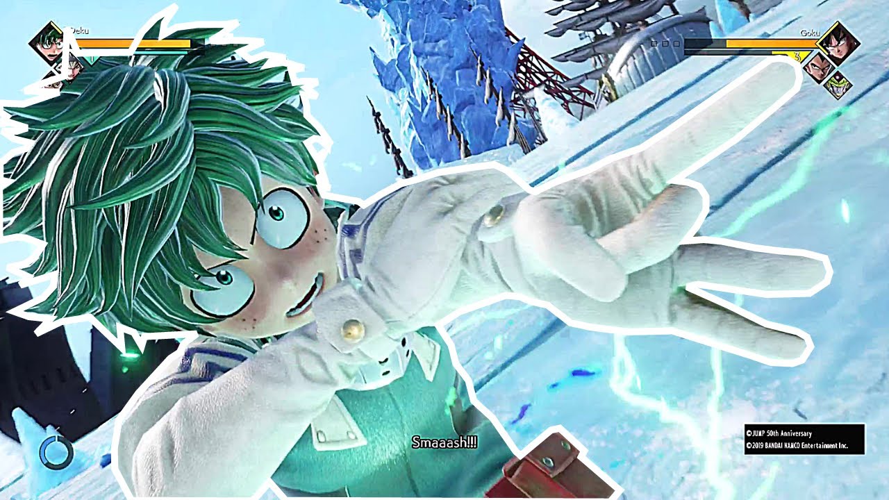 JUMP FORCE - Deku vs Vegeta 1vs1 Gameplay (PS4 PRO)