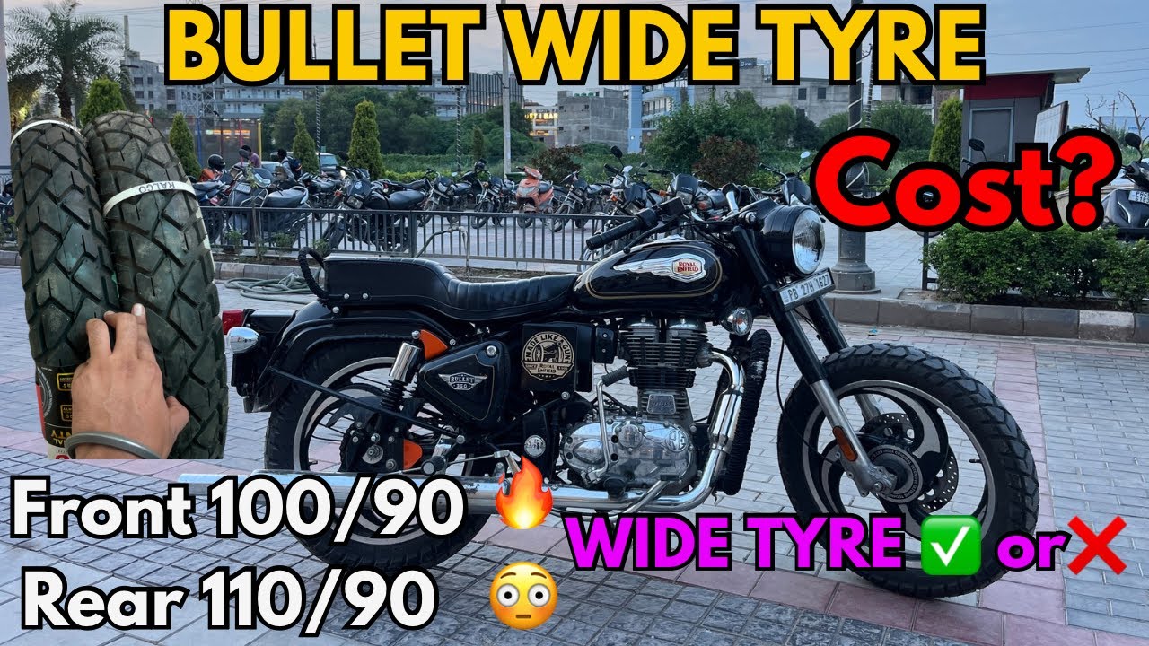 🔥 Bullet Wide Tyre (Tubeless) Bs6,Bs4,Bs3 Front Monster Tyre | Ralco 100/90+110/90 Review ,Problem😱 