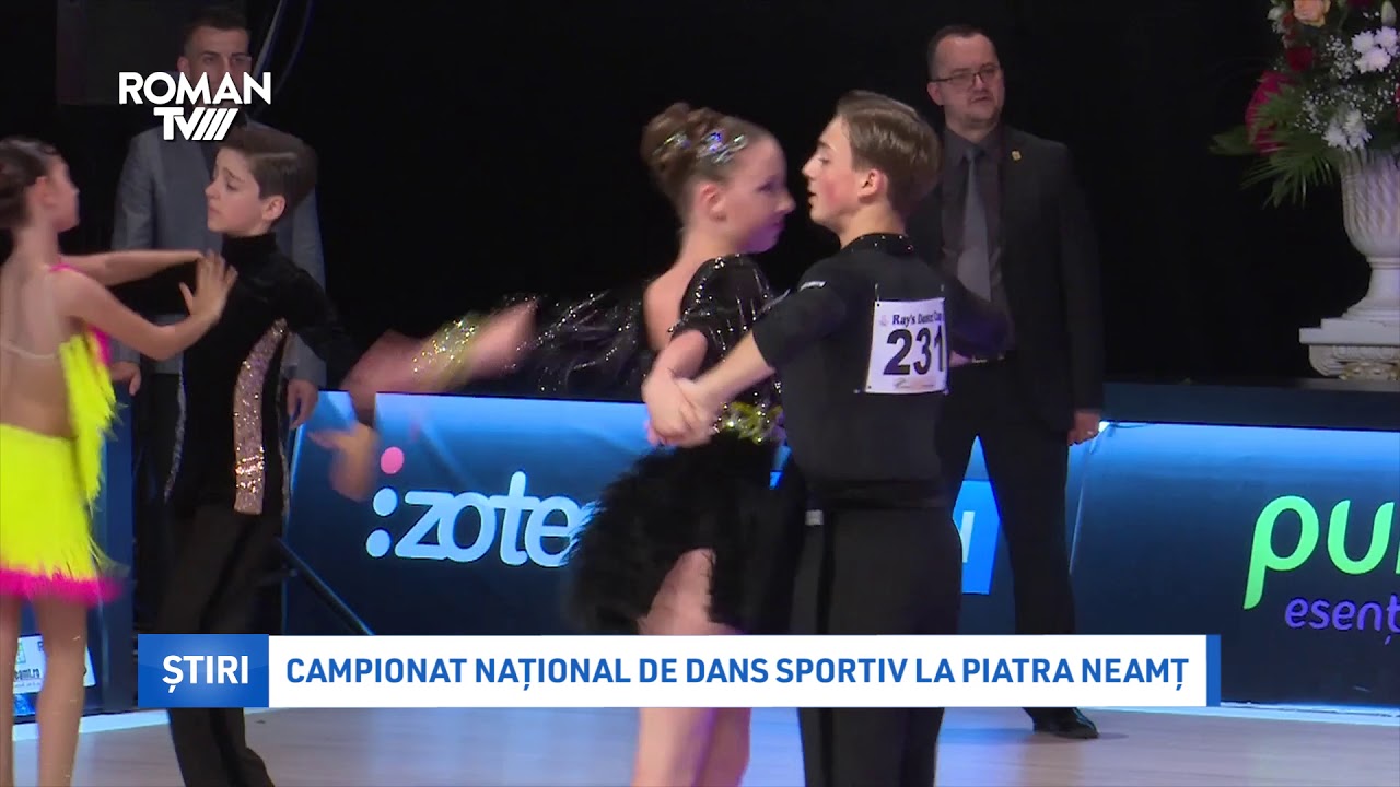 Campionat național de dans sportiv la Piatra Neamț